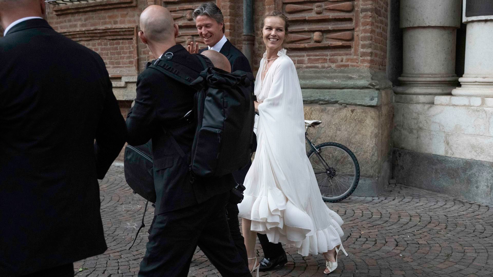 Boda de Eva Herzigova y Giorgio Marsiaj