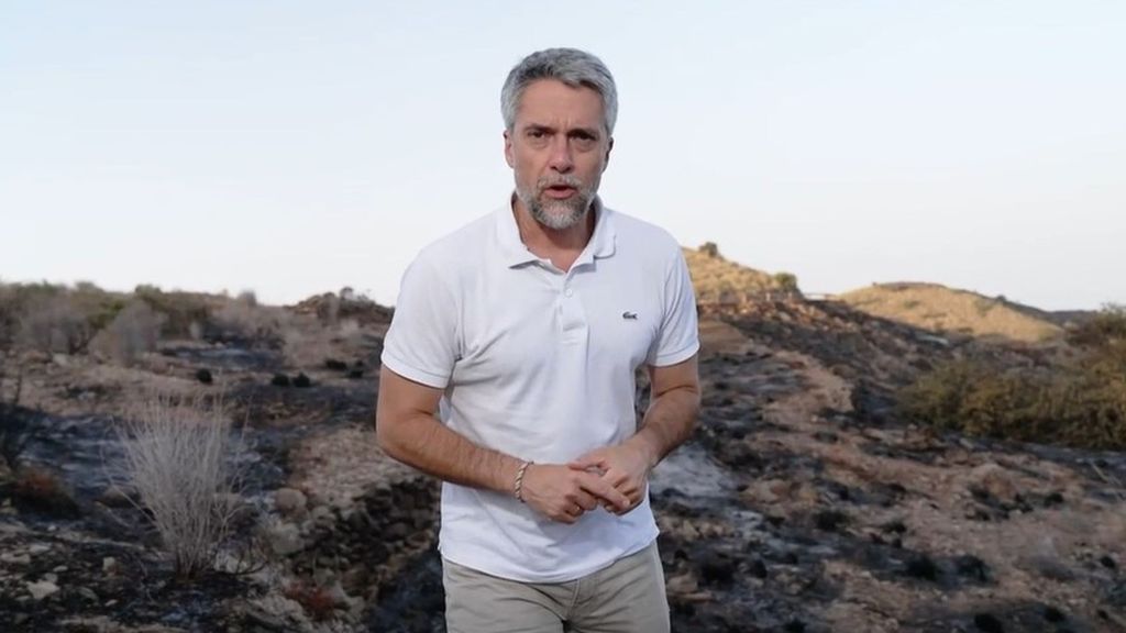 Carlos Franganillo, al mando de un informativo especial que analizará el incendio de Los Gallardos