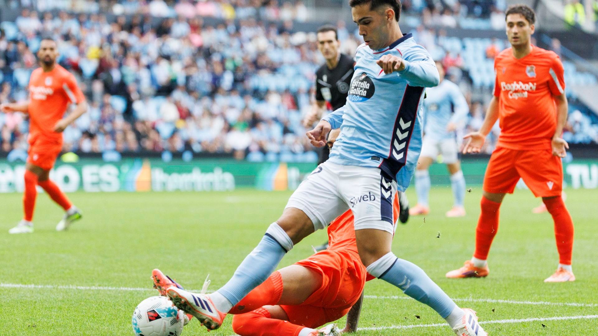 Hugo Sotelo, jugador del Celta de Vigo