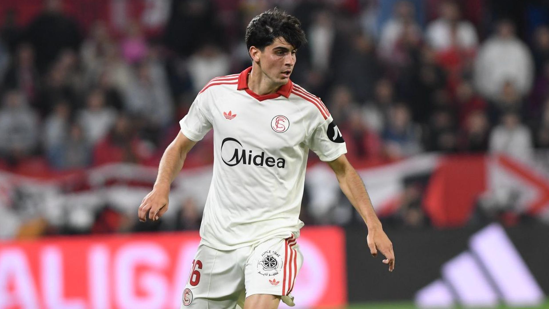 Juanlu, en el Sevilla - Atlético de Madrid