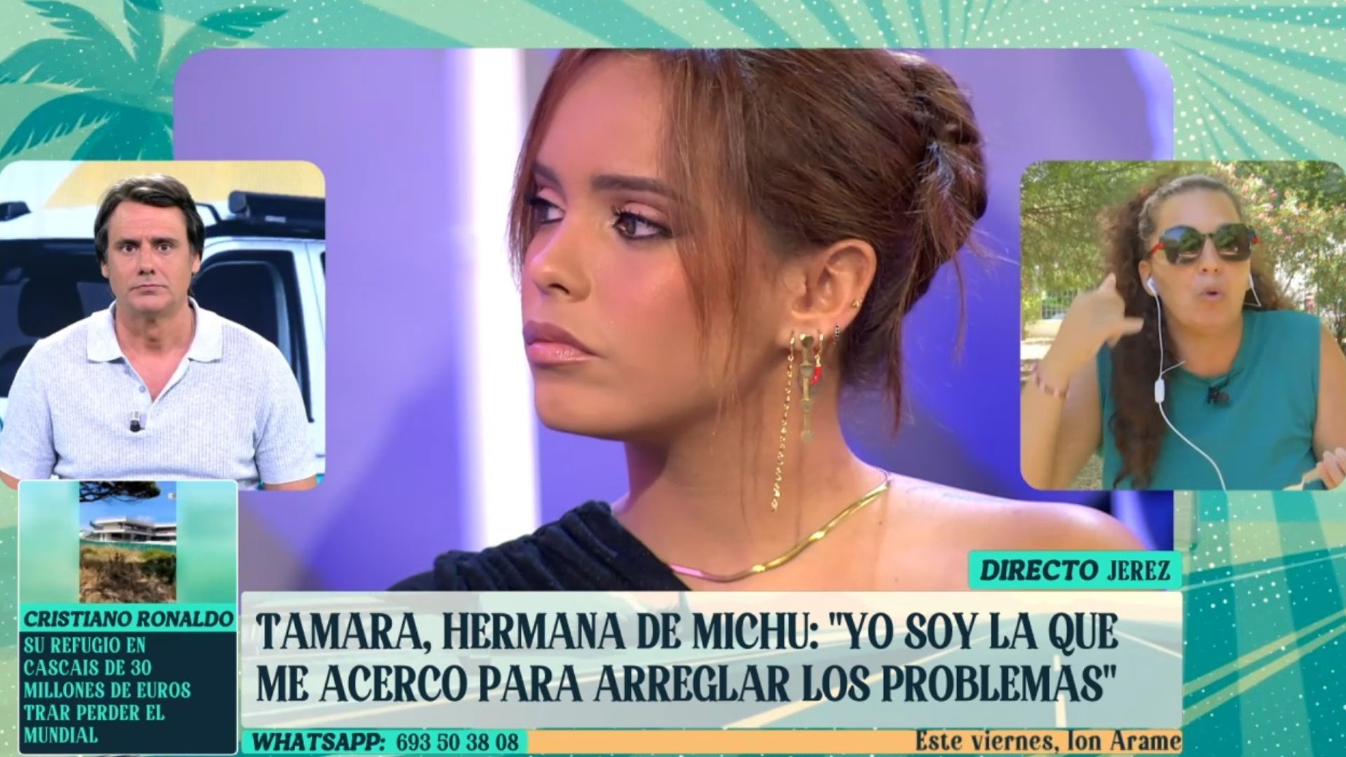 La hermana de Michu responde a Gloria Camila en pleno directo: "Yo soy la que me acerco para arreglar los problemas"