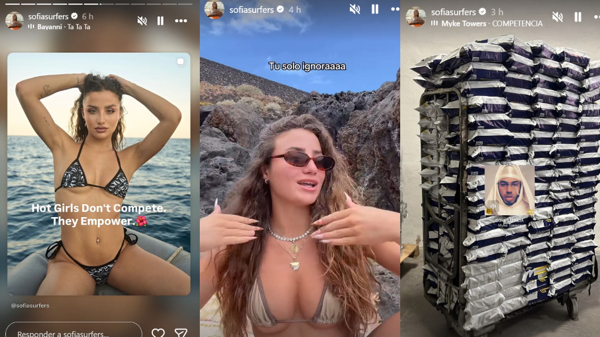 Las indirectas de Sofía Surfers