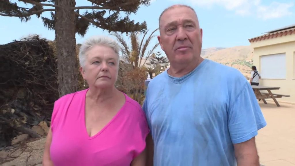 Luc e Iris, un matrimonio belga, sobrevivieron al incendio de Almería: "Nos salvó el instinto, nadie vino a decirnos qué hacer"