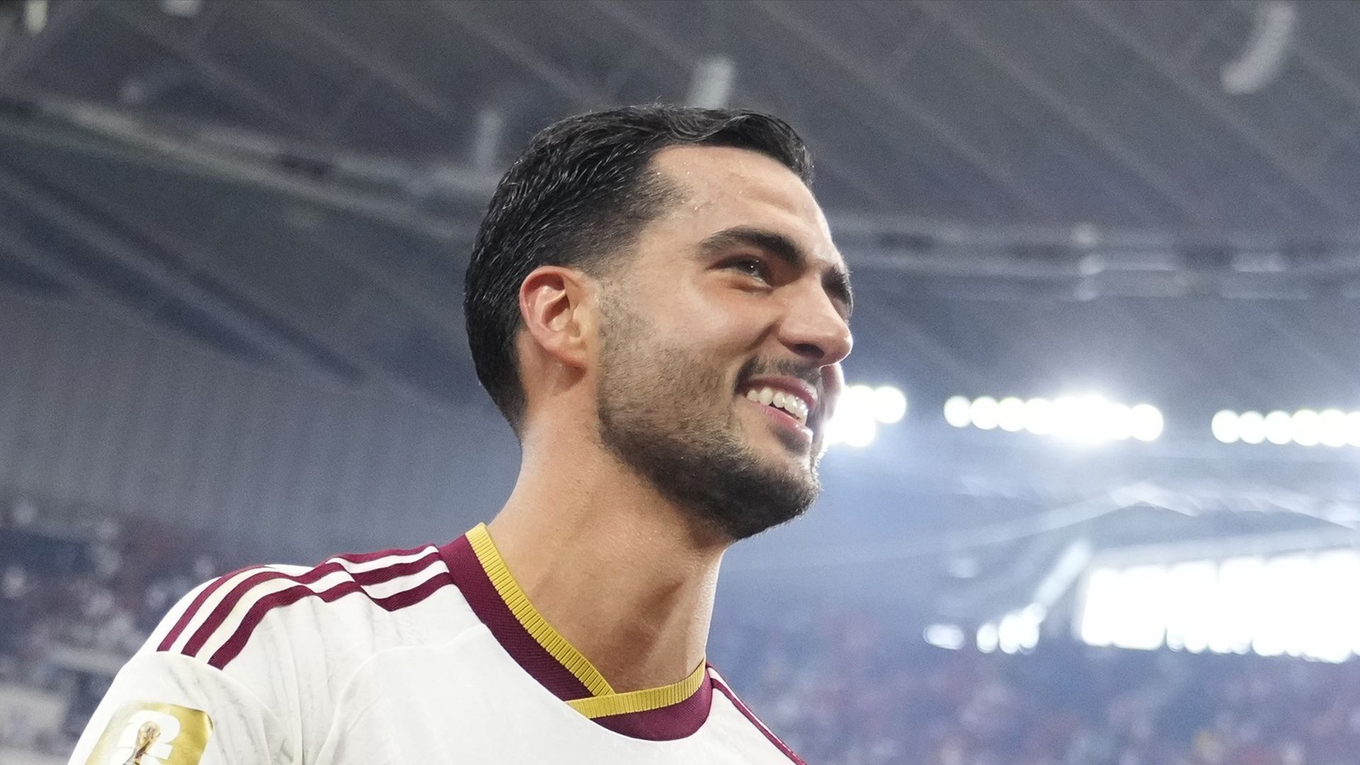 Mikel Merino durante el España - Portugal del Mundial 2026