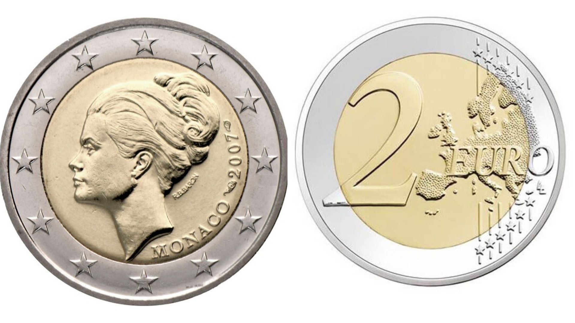 Moneda de 2 euros de Grace Kelly