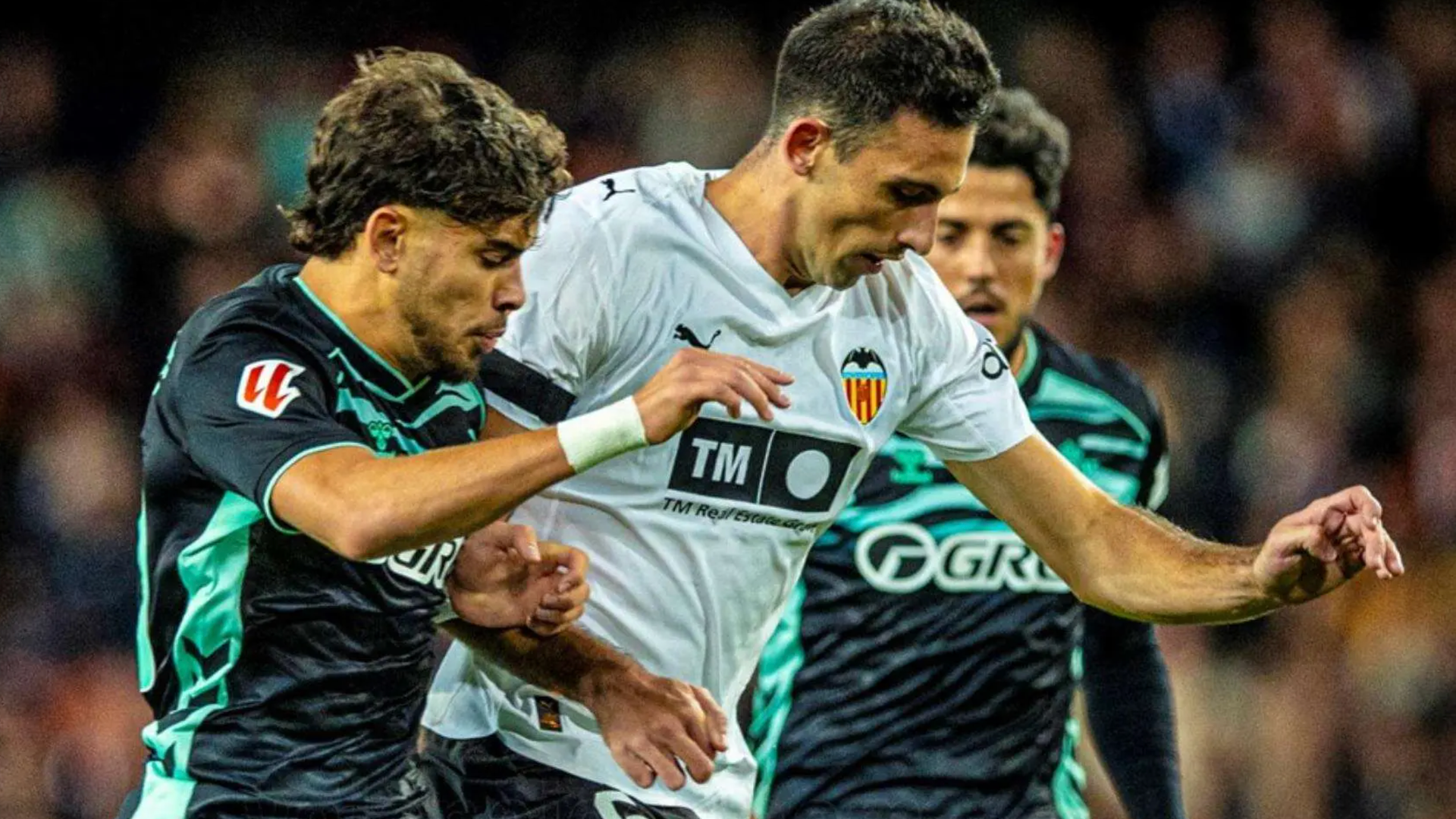 Un lance del último Valencia CF - Real Betis en Mestalla