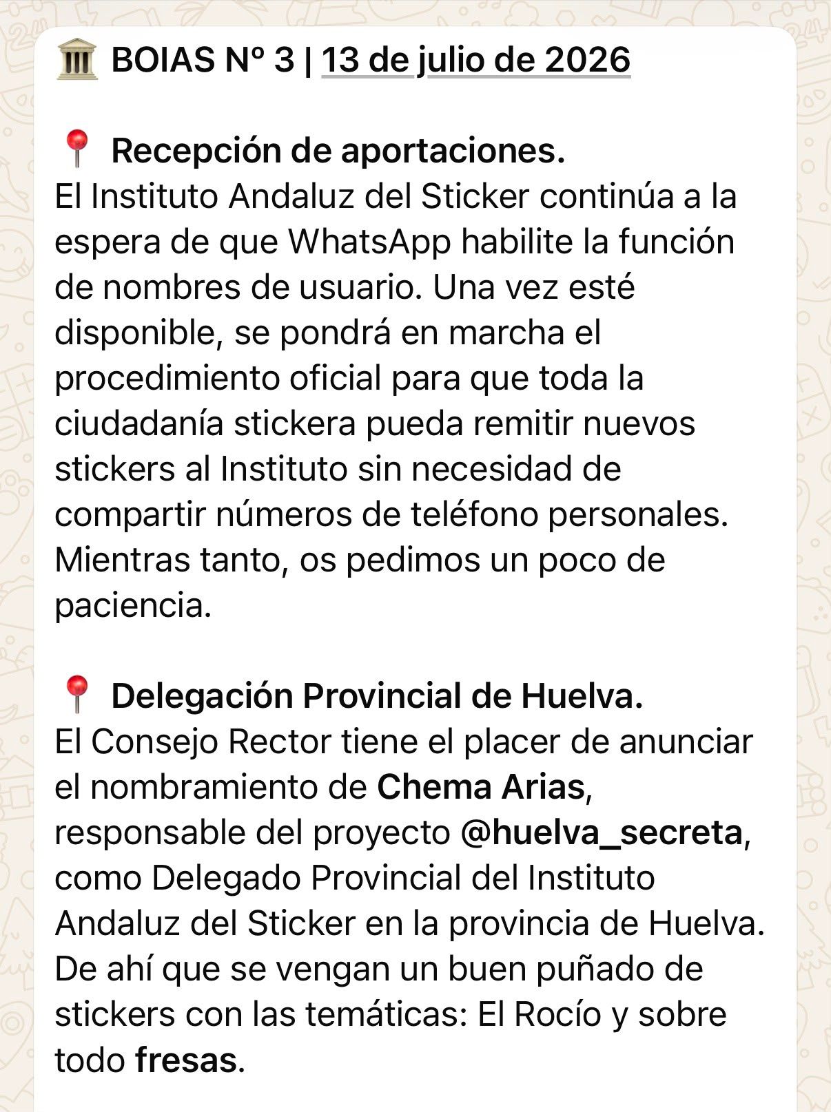 Crean el "Instituto Andaluz del Sticker", la mayor colección de memes andaluces que arrasa en WhatsApp