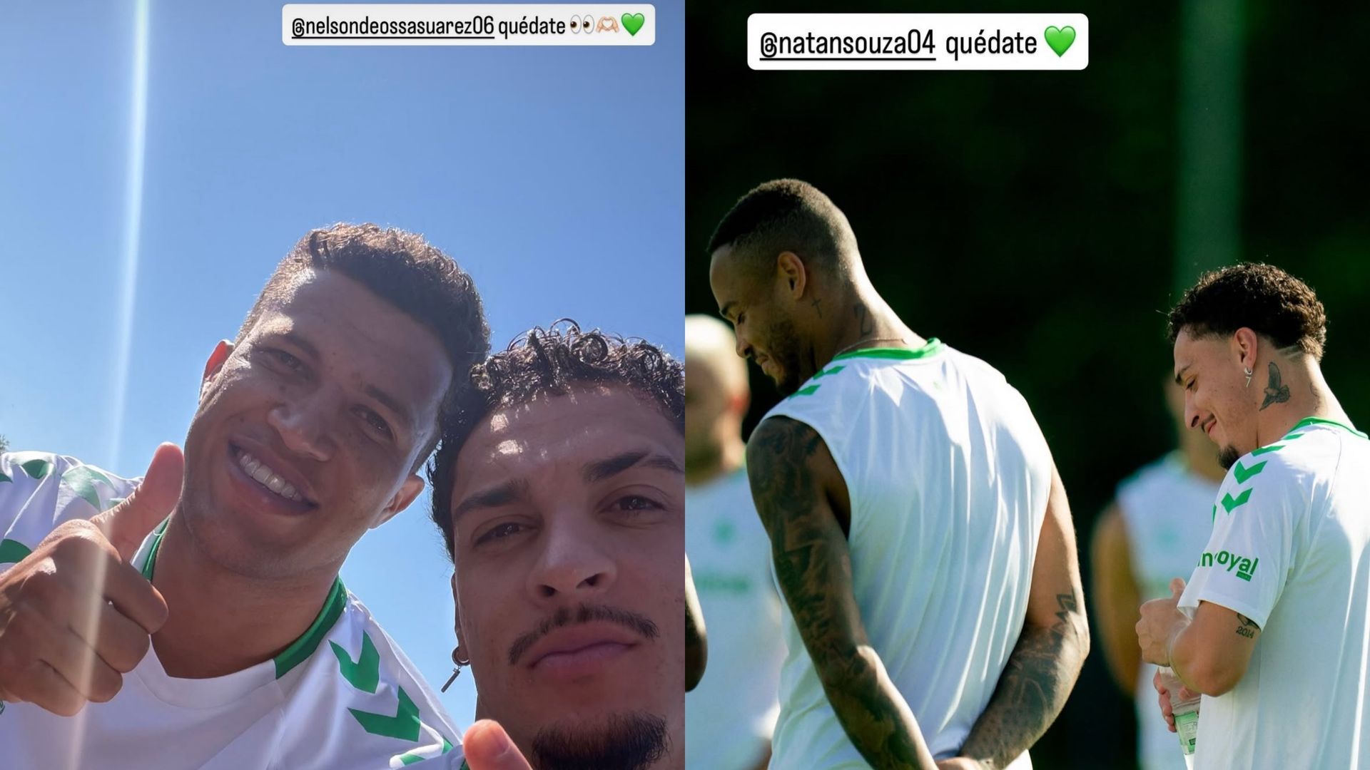 Antony pide en redes sociales que Nelson Deossa y Natan se queden en el Betis Antony pide en redes sociales que Nelson Deossa y Natan se queden en el Betis