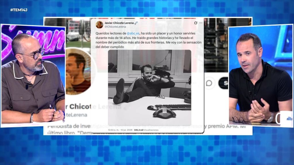 Javier Chicote revela el motivo detrás de su inesperada salida del 'ABC': "Lo que no voy a hacer es mentir"