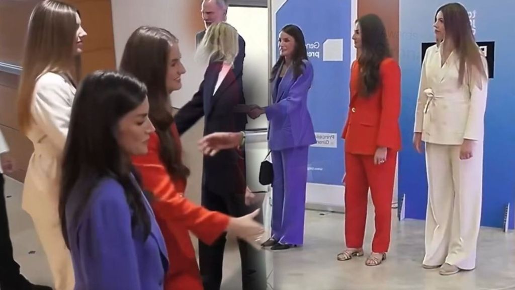 El descuido de protocolo de la familia real: los looks de Letizia, Leonor y Sofía representan la bandera de Francia horas antes de la semifinal