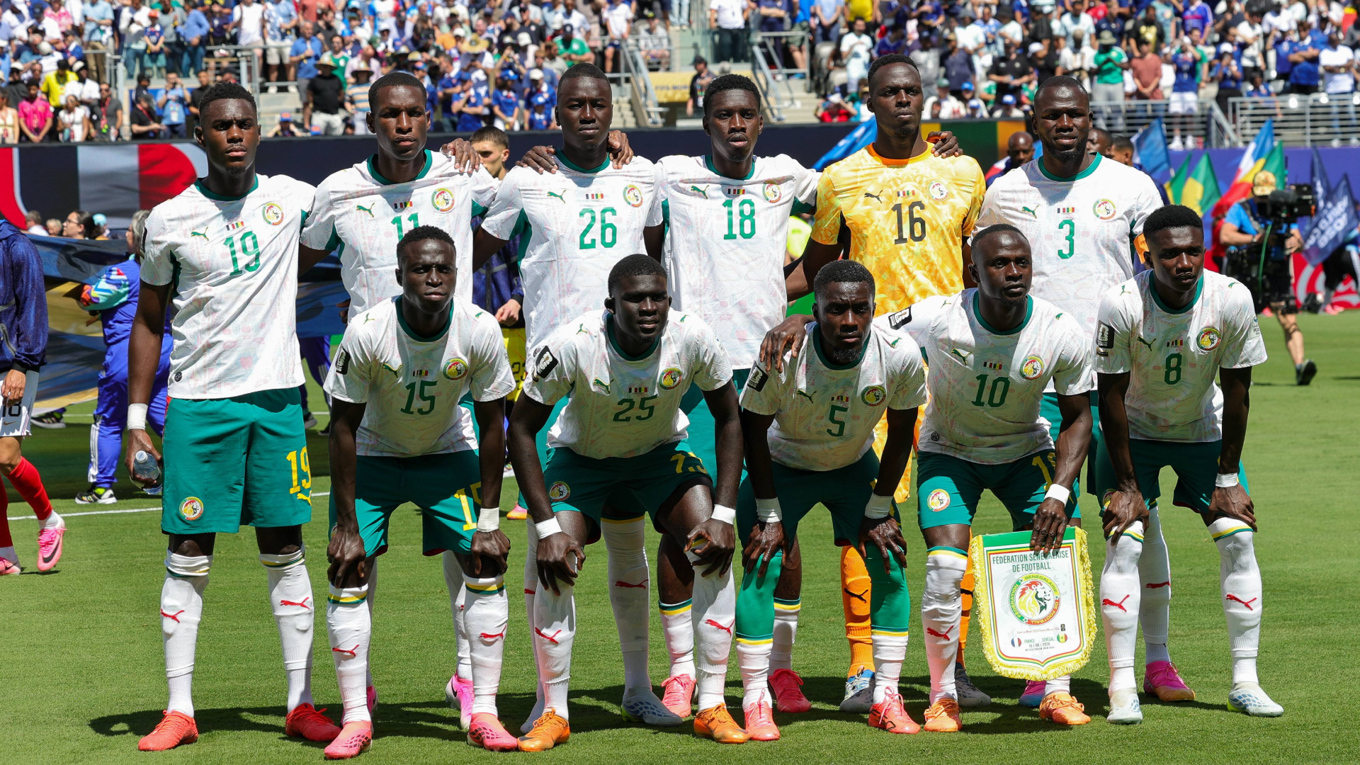 El once de Senegal en el partido ante Francia