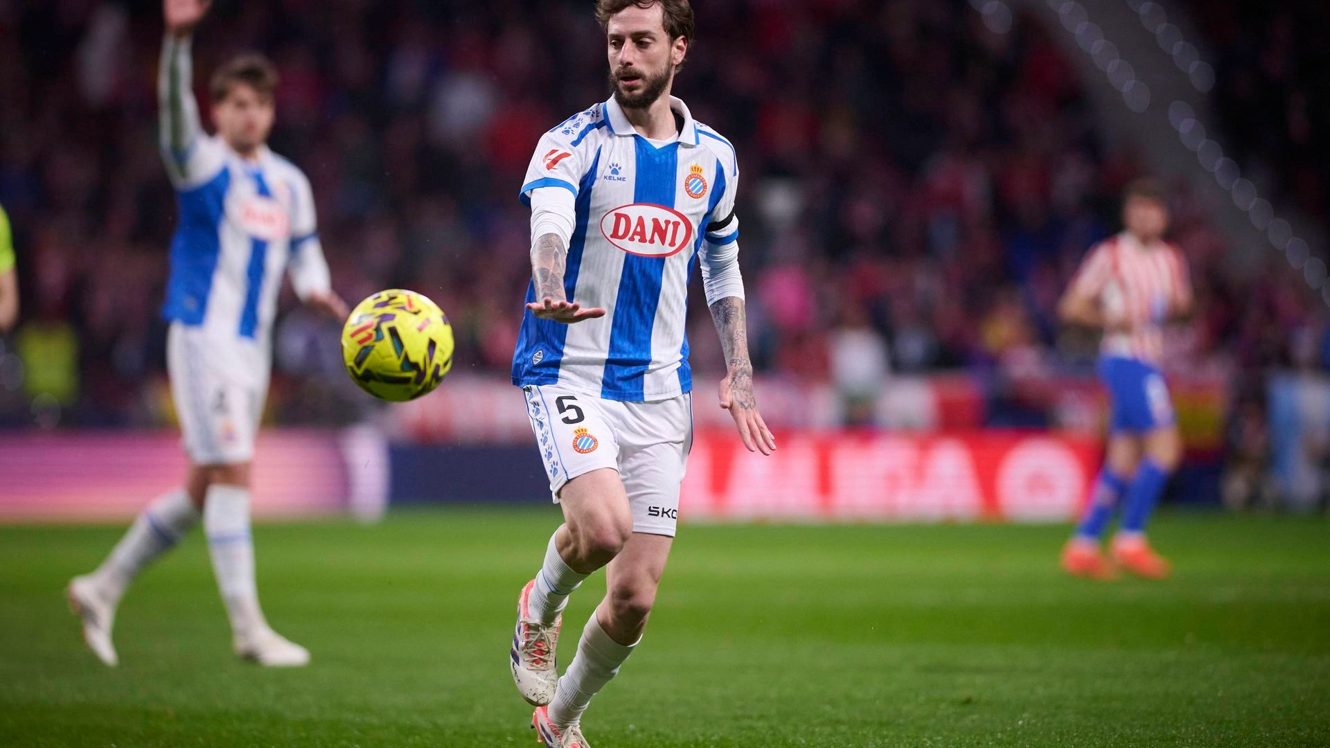 Fernando Calero, en un partido del Espanyol Fernando Calero, en un partido del Espanyol