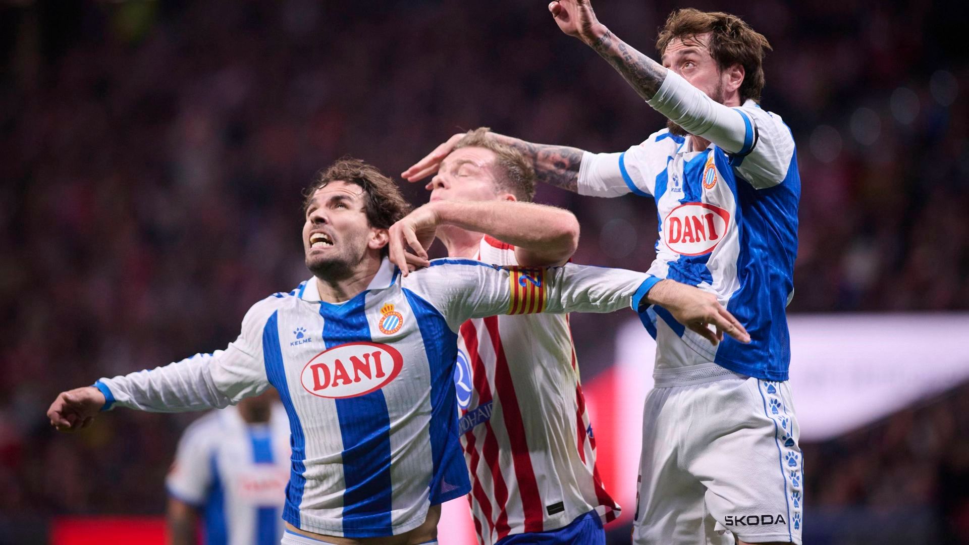 Fernando Calero, en un partido del Espanyol
