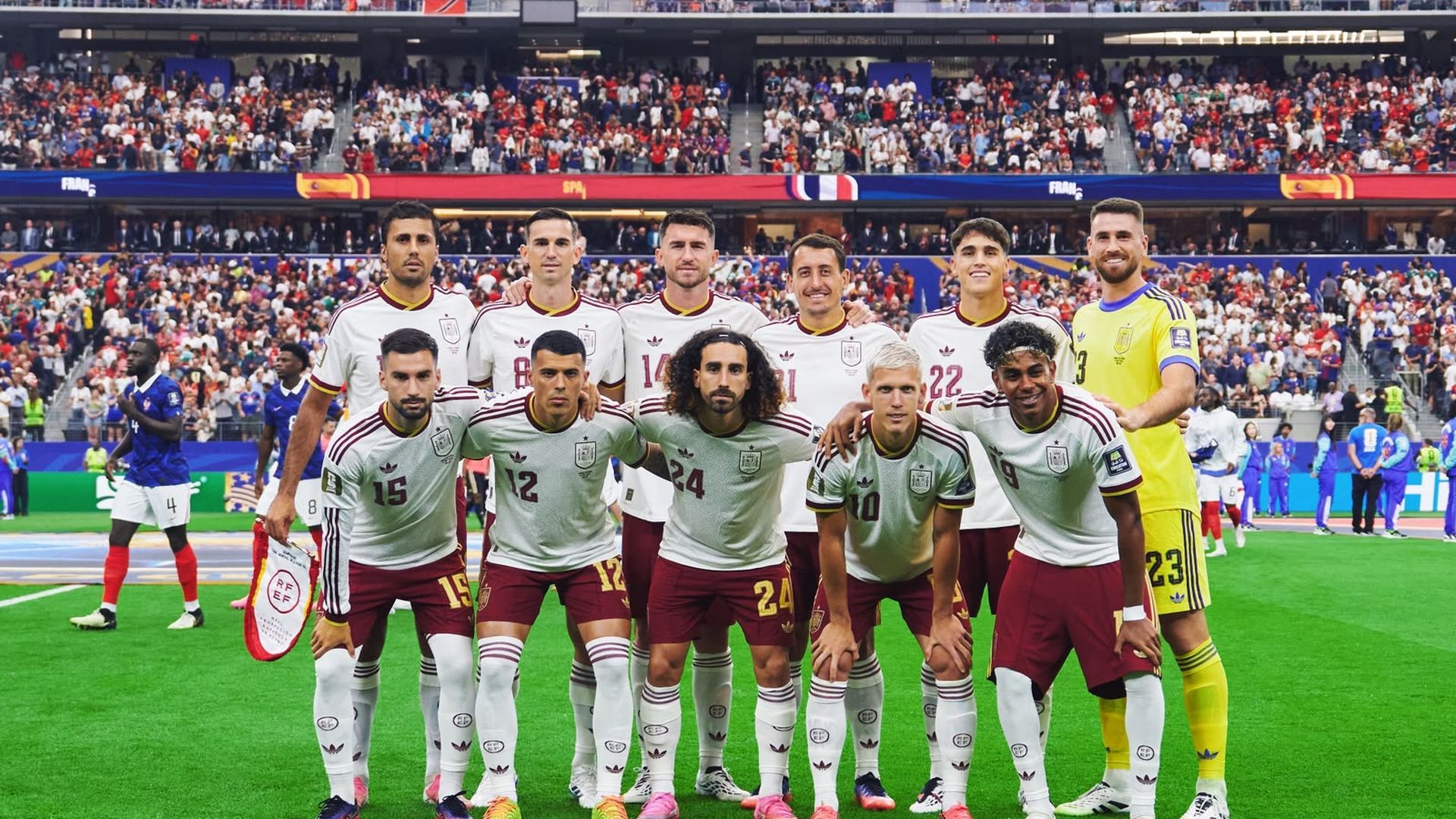 La alineación titular ante Francia