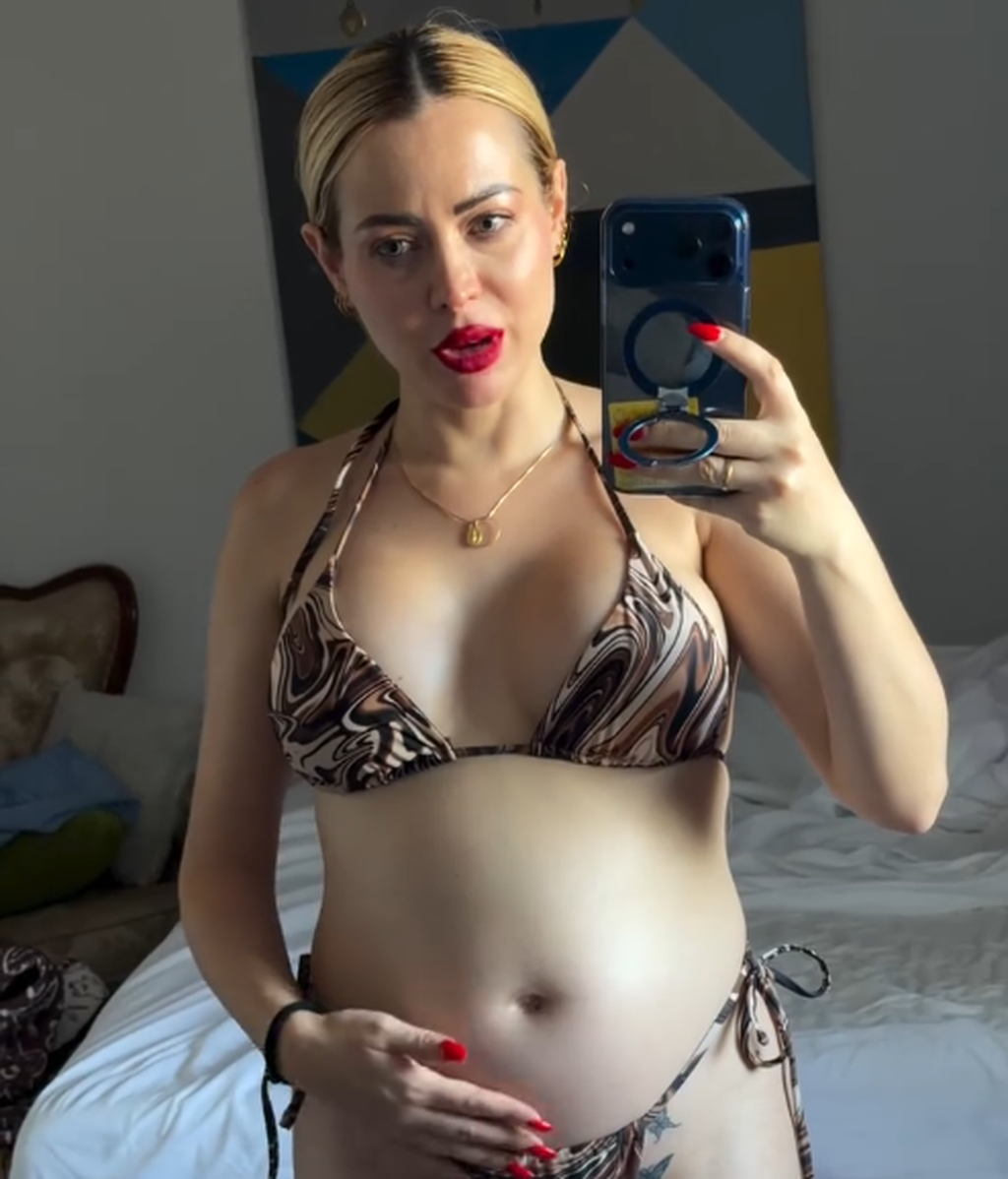 Mahi Masegosa en su semana 21 de gestación