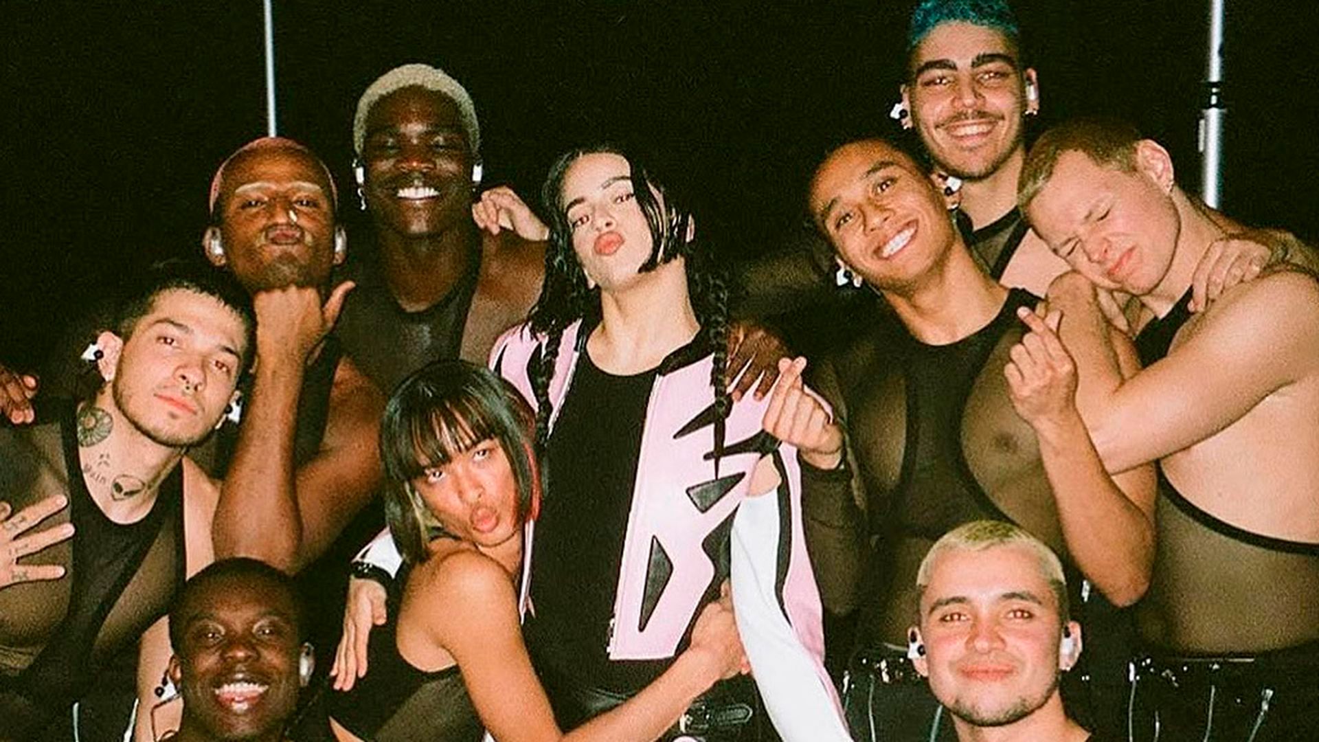 Rosalía, Mykee Moves y el resto de bailarines de su 'Motomami Tour'