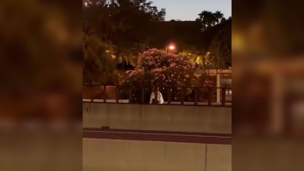 Susto en la Cala de Mijas: una joven intenta cruzar la autopista