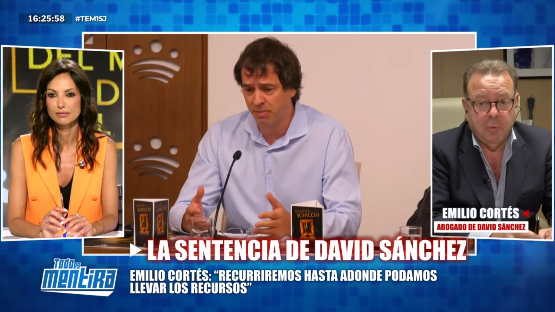 El abogado de David Sánchez revela cuál es su estado de ánimo tras conocer la sentencia: "No está llorando por las esquinas"