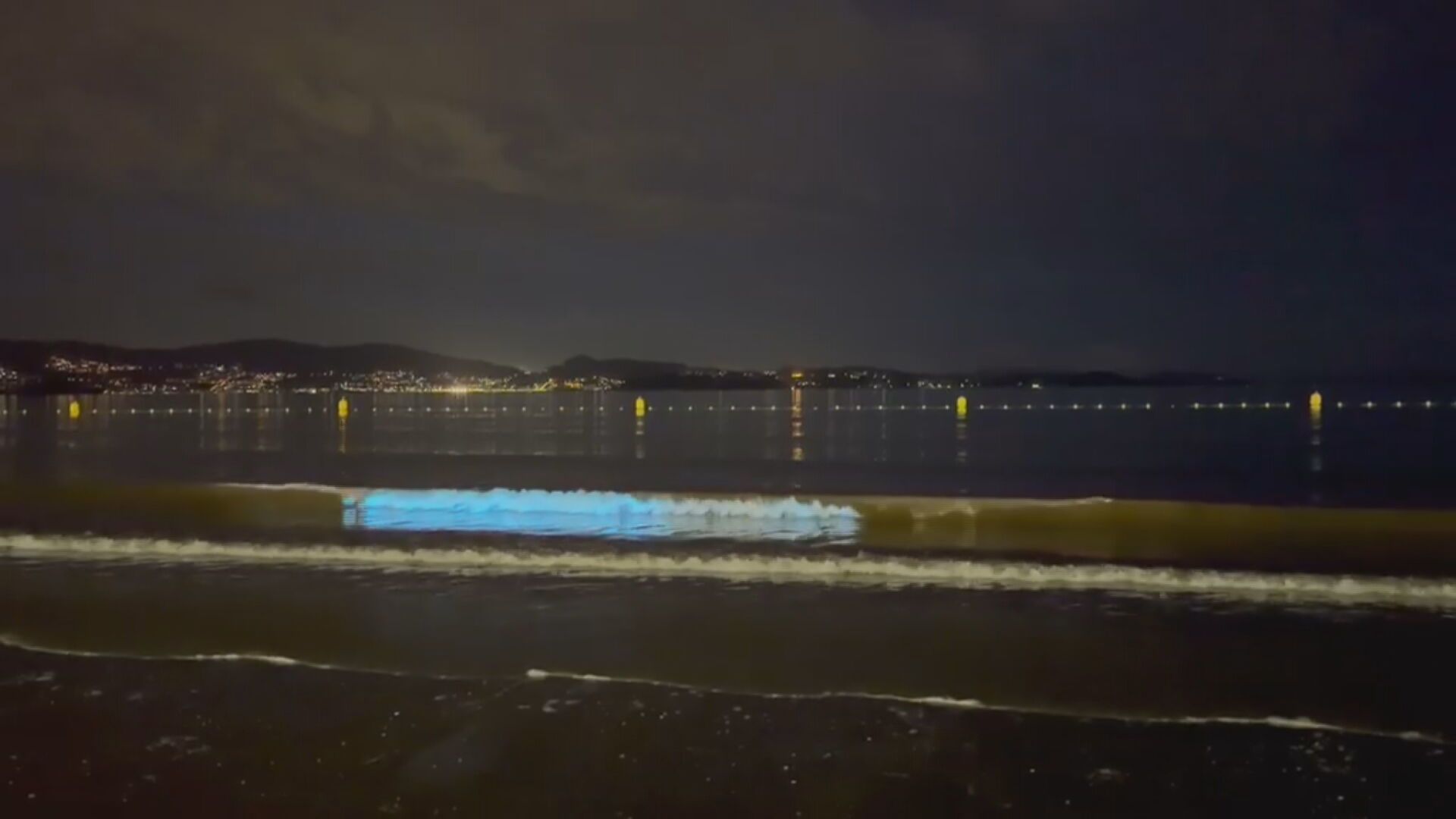 El espectacular fenómeno Mar de Ardora: las orillas de las playas de Galicia se llenan de luces azules y verdosas