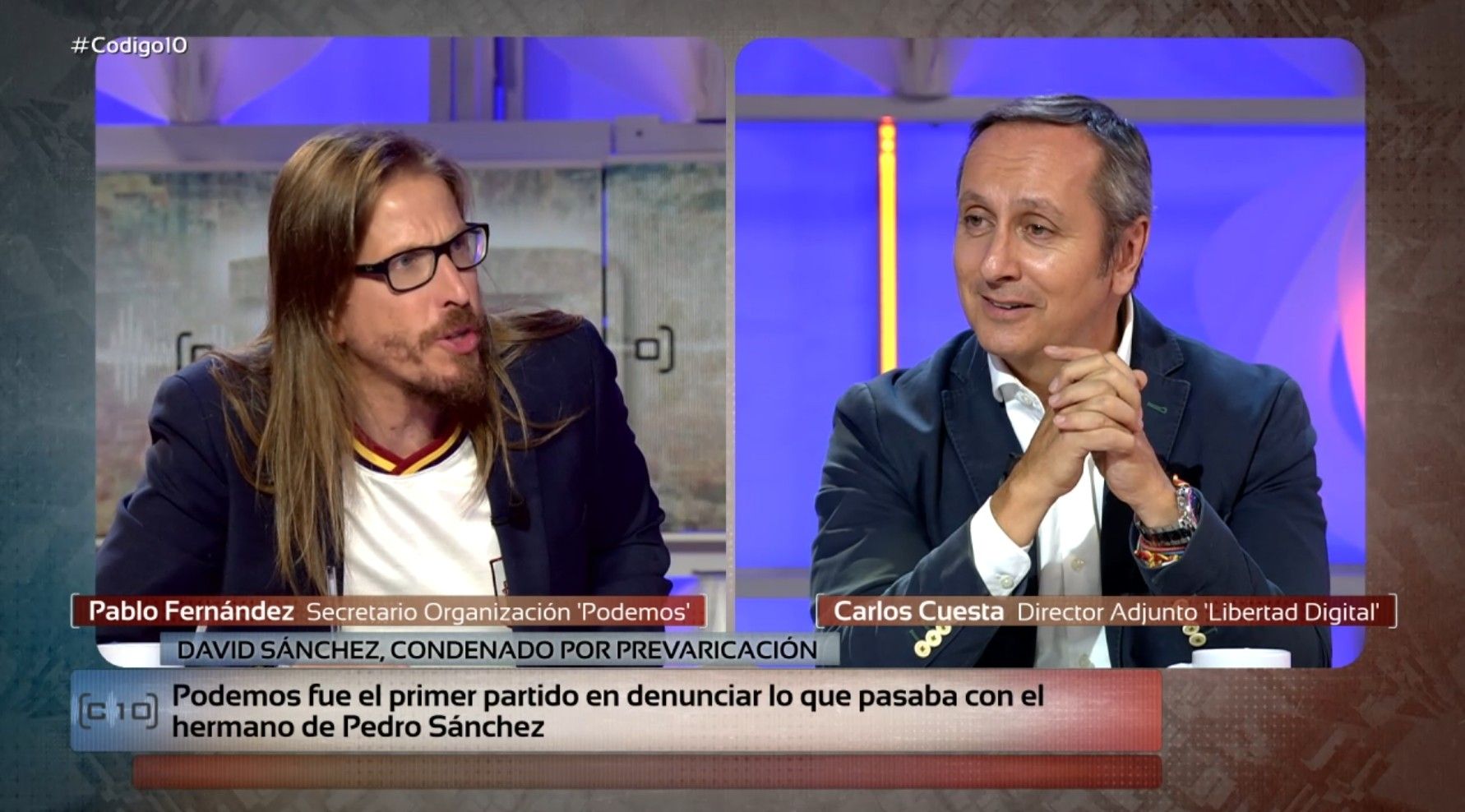 El tenso momento entre Pablo Fernández y Carlos Cuesta: "Los tres magistrados saben algo más que tú"