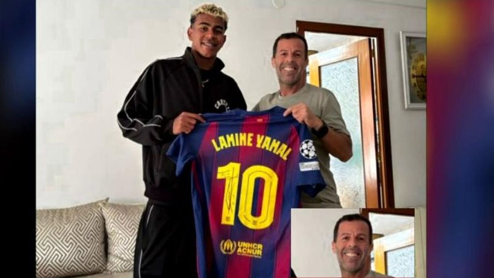 El tío de Lamine Yamal se entera en directo del intento de robo en la casa de su sobrino