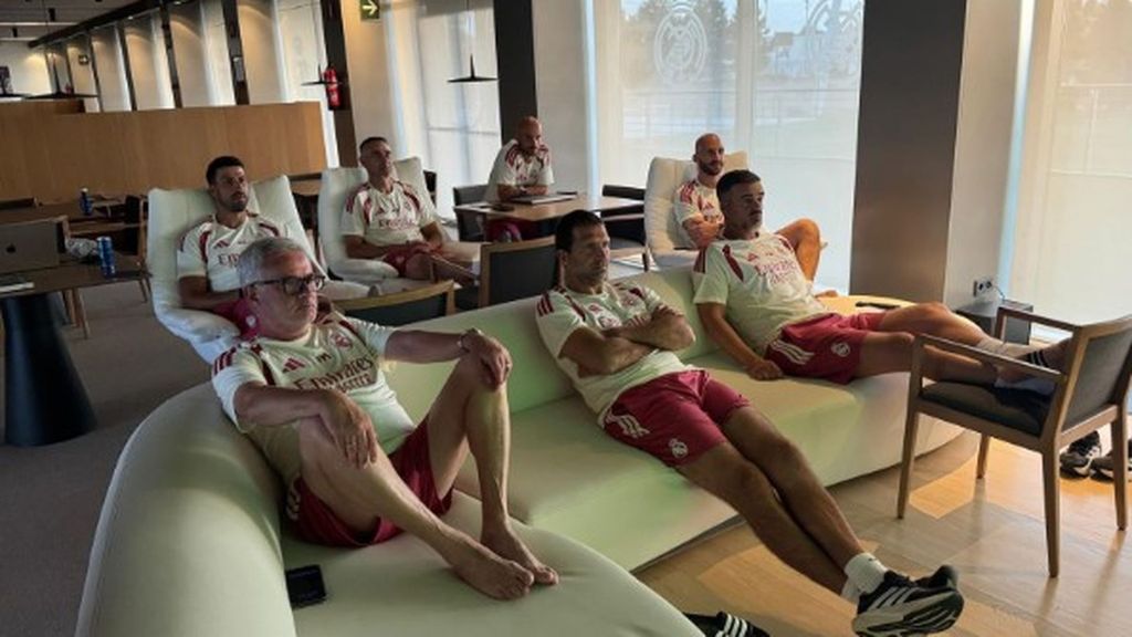 El entrenamiento del Real Madrid horas antes del España - Francia que Mourinho vio en Valdebebas