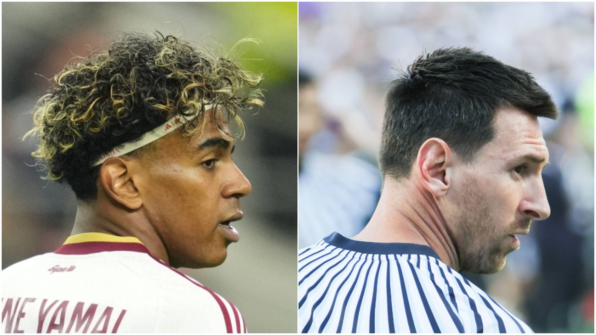 Lamine Yamal y Leo Messi