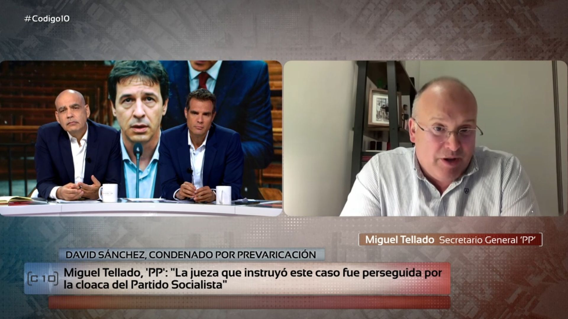 Miguel Tellado exige disculpas al Gobierno y denuncia: "La jueza del caso David Sánchez fue perseguida por las cloacas del PSOE"