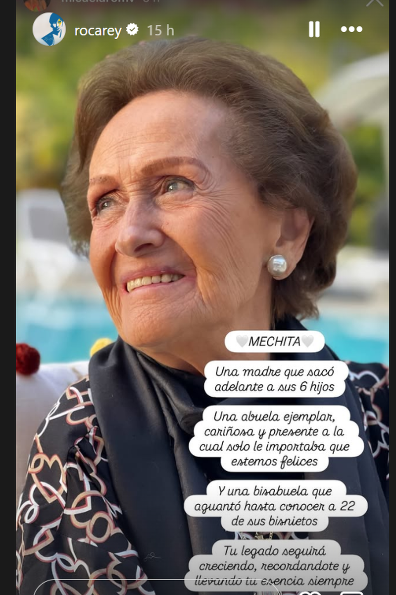 Roca Rey se despide de su abuela