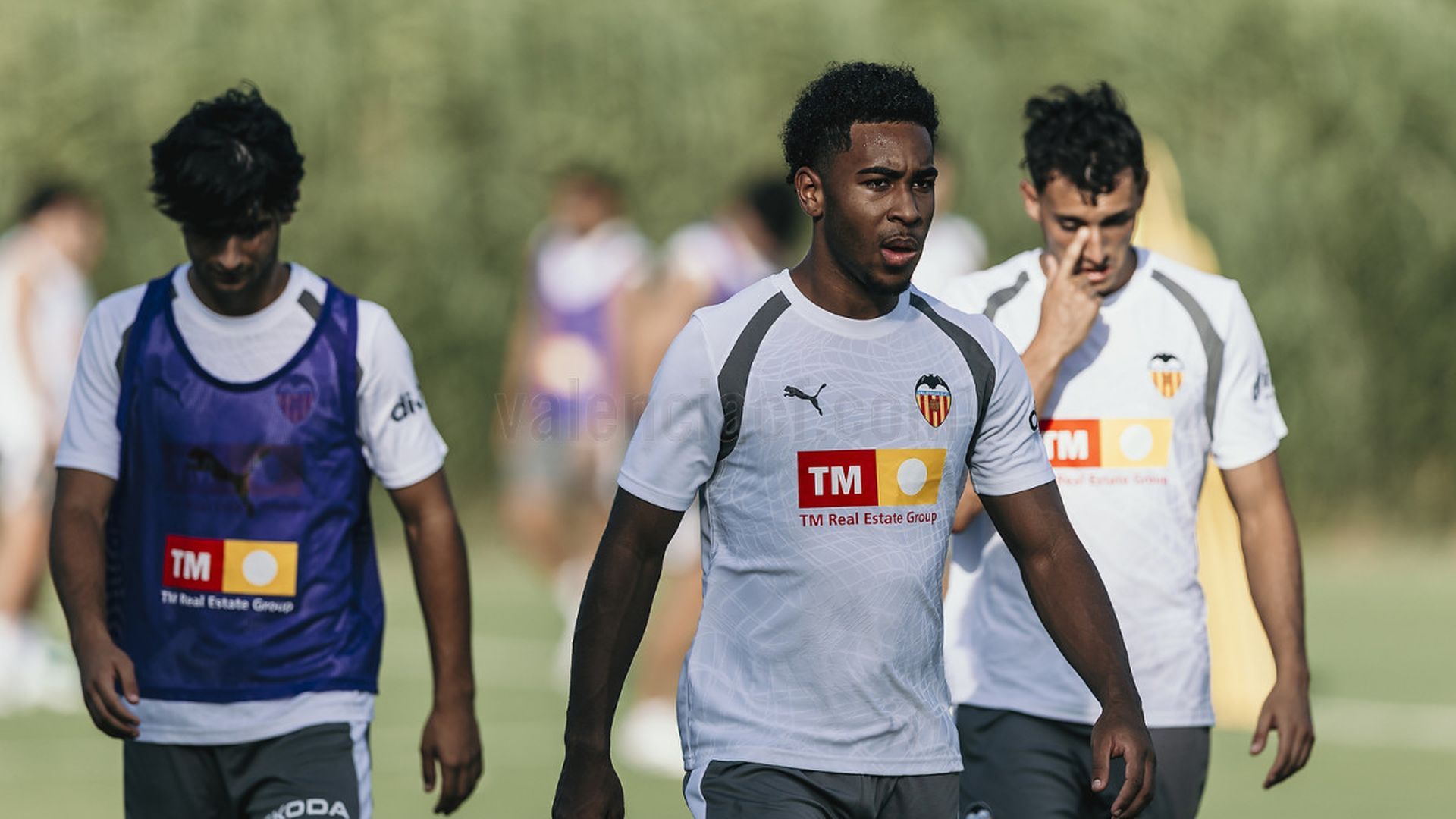 David Otorbi entrenando en Girona