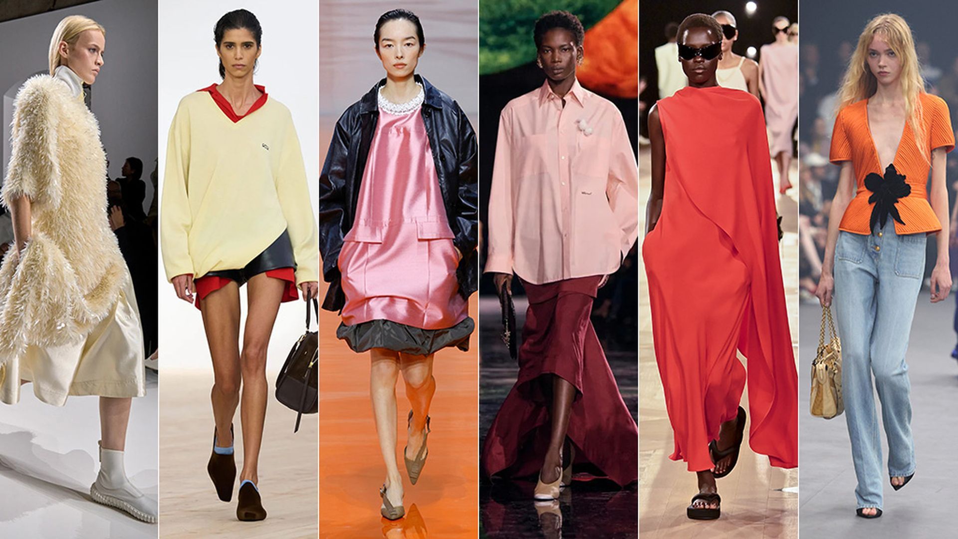 Desfiles de Bottega Veneta, Loewe, Prada, Chanel, Balenciaga, Valentino