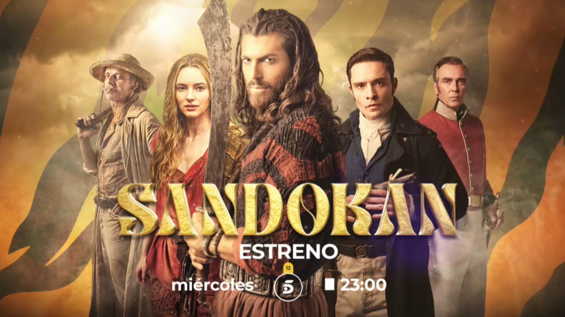 "El retorno de un mito": Sandokán, estreno el miércoles a las 23:00h, en Telecinco