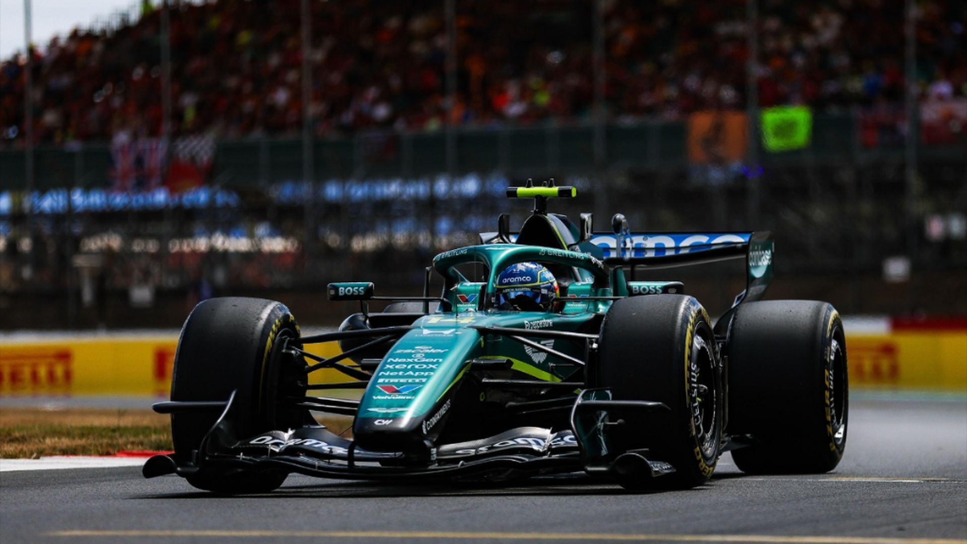 Fernando Alonso, en Silverstone Fernando Alonso, en Silverstone
