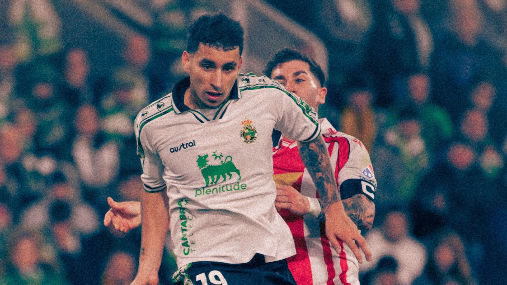 Gustavo Puerta, durante un partido con el Racing.