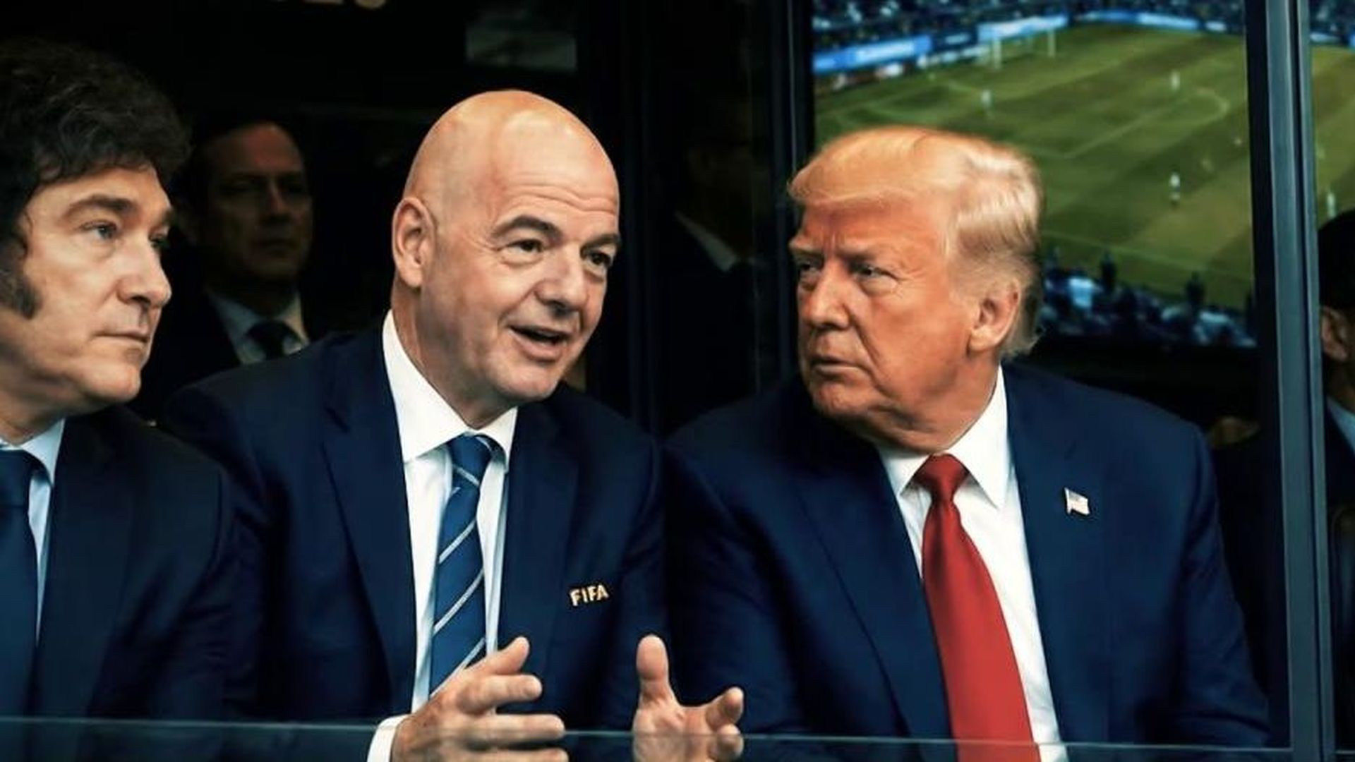 La imagen más esperada: Miley, Trump y Sánchez, juntos en la final del Mundial