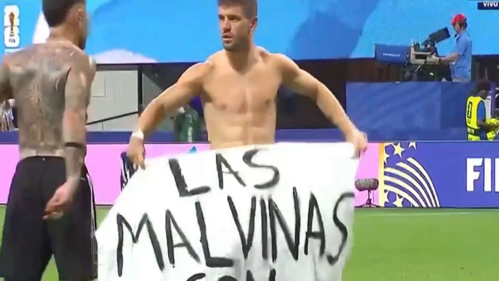 Argentina reivindica las islas Malvinas en el Mundial de fútbol
