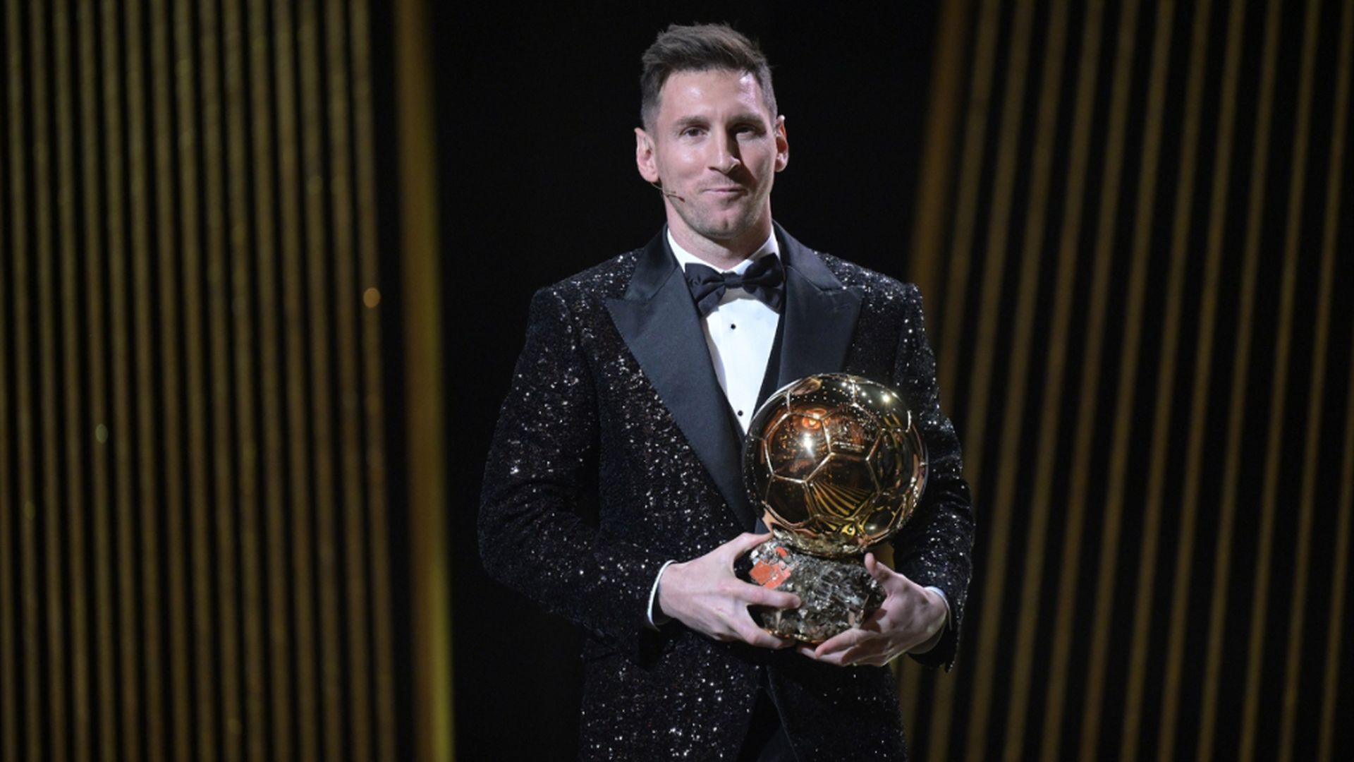 Leo Messi, cuando ganó el Balón de Oro en 2021 Leo Messi, cuando ganó el Balón de Oro en 2021