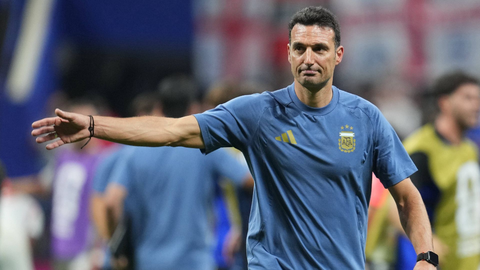 Lionel Scaloni, tras el Argentina-Inglaterra Lionel Scaloni, tras el Argentina-Inglaterra