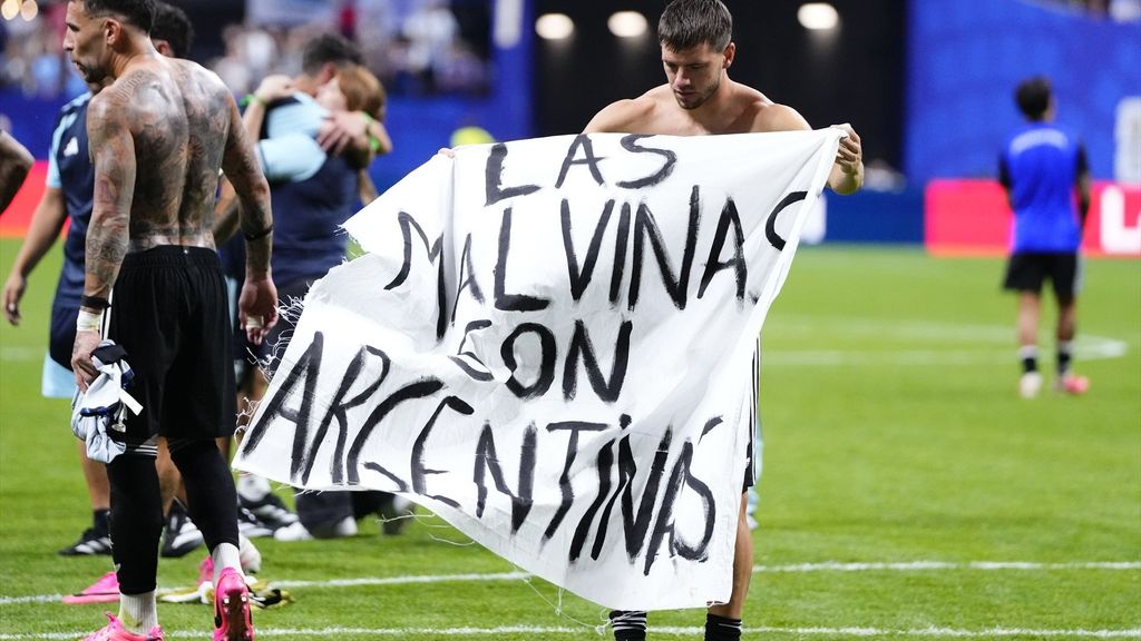Argentina reivindica las islas Malvinas en el Mundial de fútbol