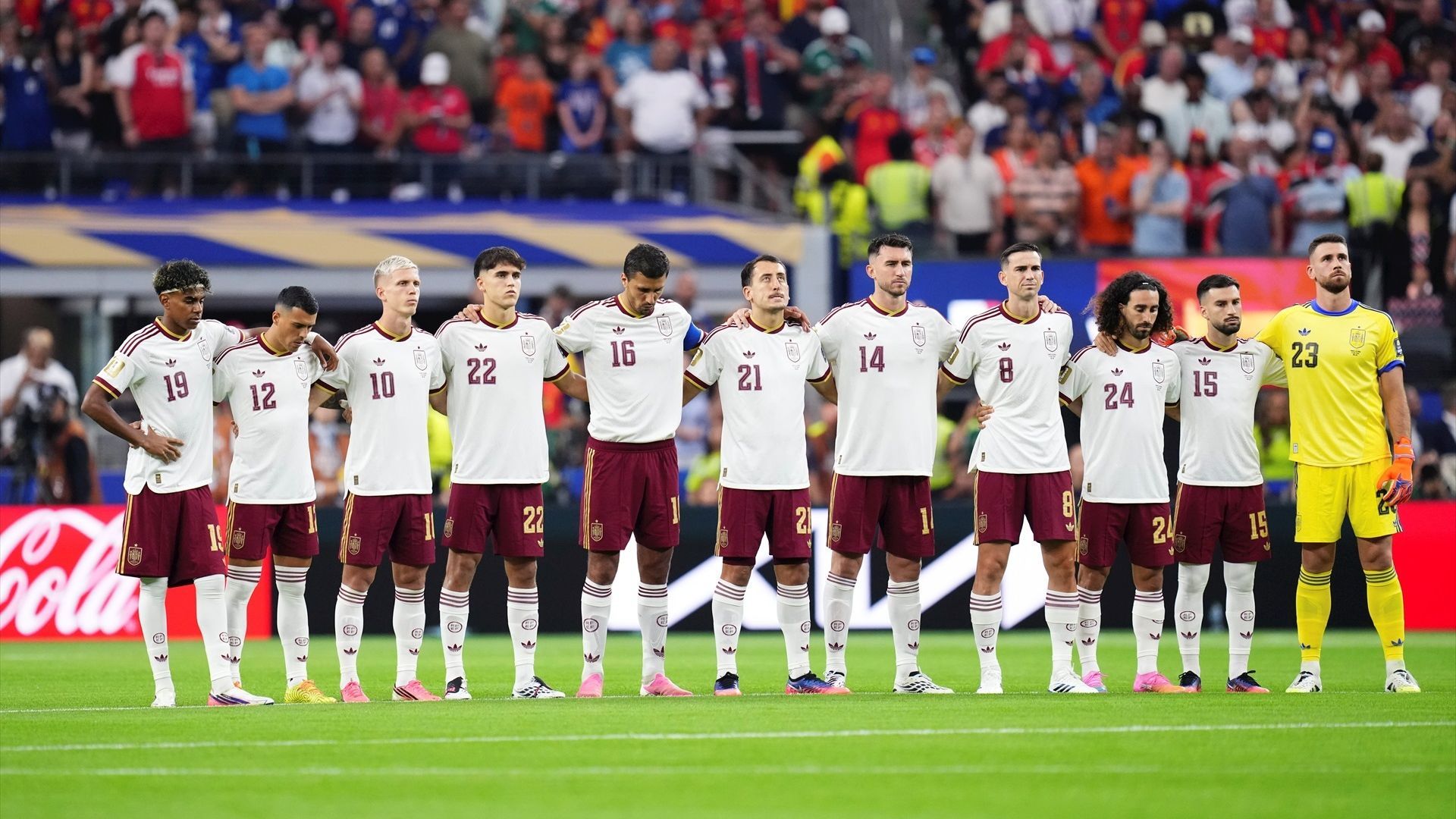 Los jugadores de la Selección Española antes del encuentro frente a Francia Los jugadores de la Selección Española antes del encuentro frente a Francia