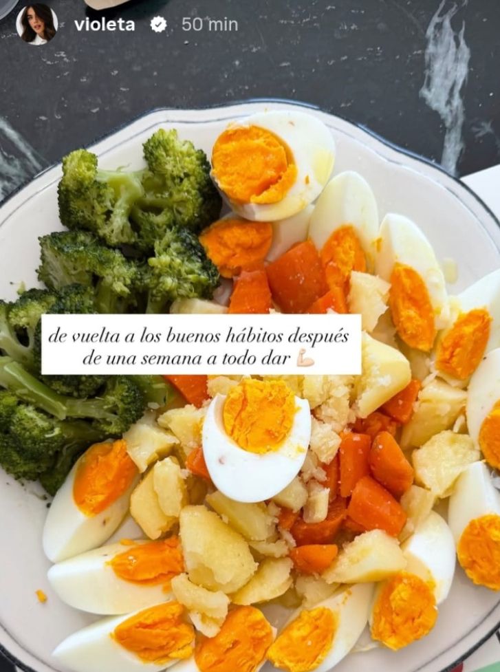 Plato saludable de Violeta Mangriñán