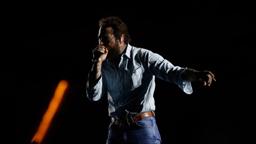 Post Malone, Tom Cruise y Robbie Williams en la final del Mundial