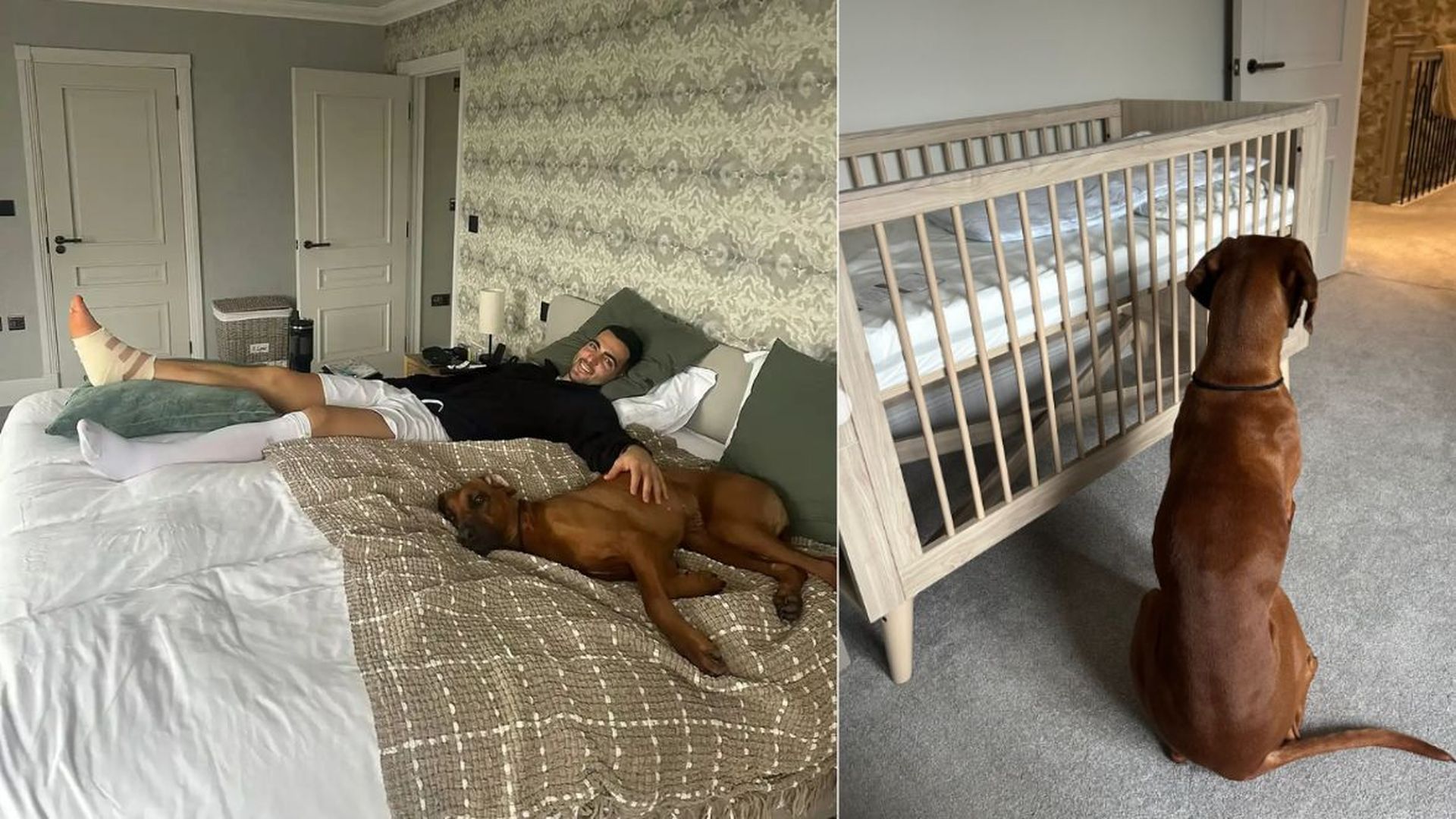 Su dormitorio y el de su bebé