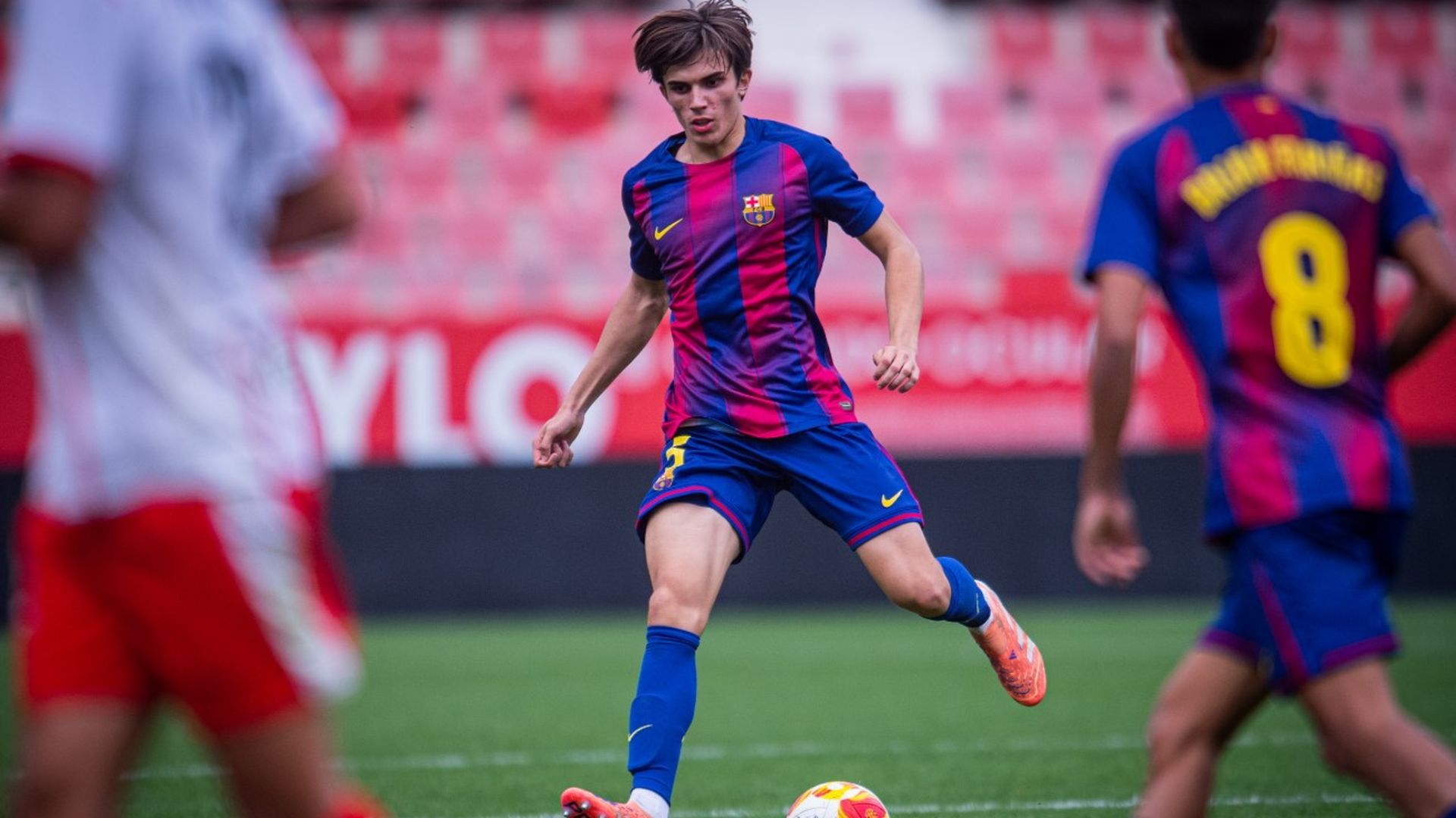 Andrés Cuenca, en un partido con el filial del Barça Andrés Cuenca, en un partido con el filial del Barça