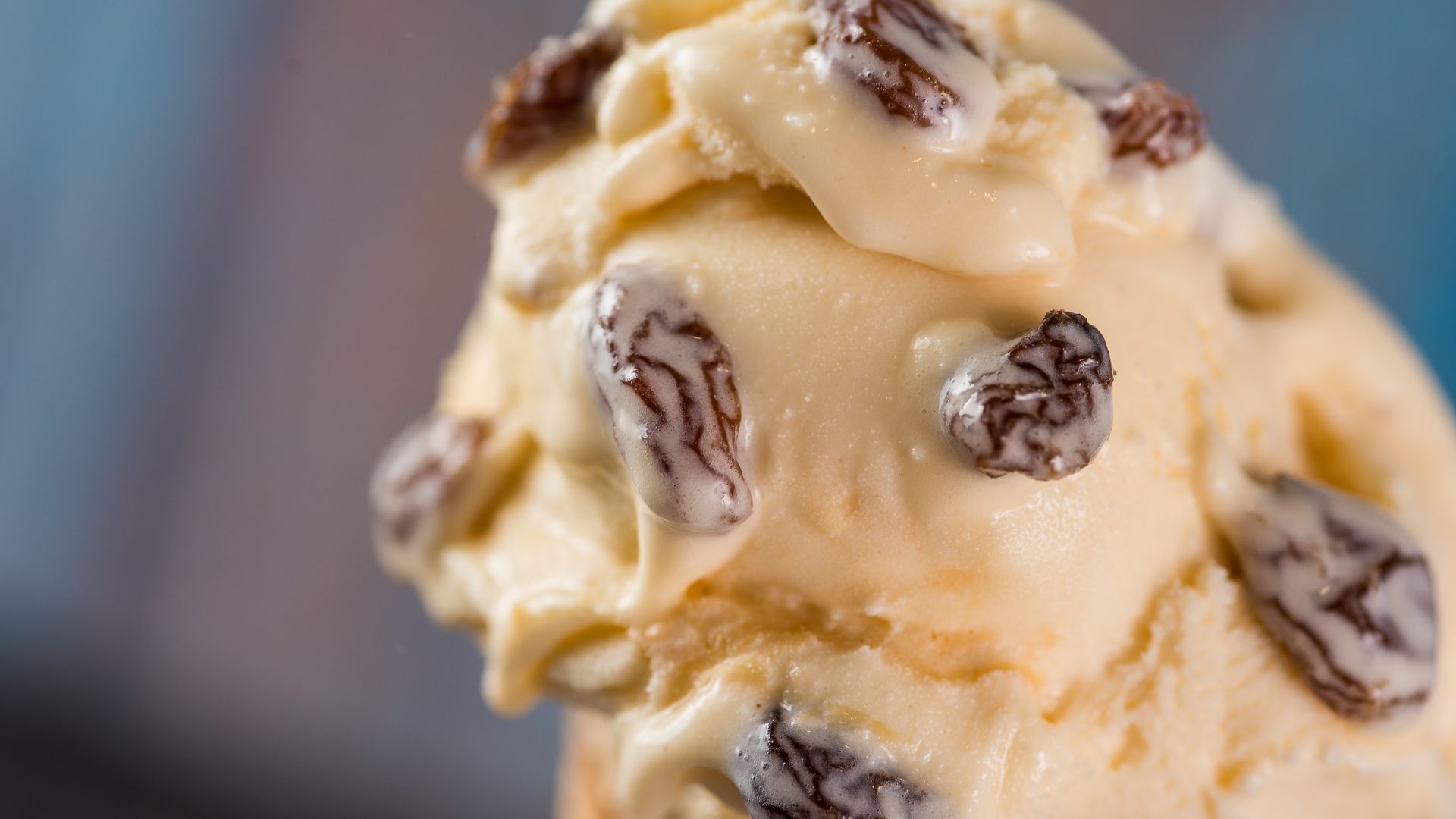 Su helado de ron con pasas se elabora con una exquisita crema de huevo con ron añejo y pasas maceradas