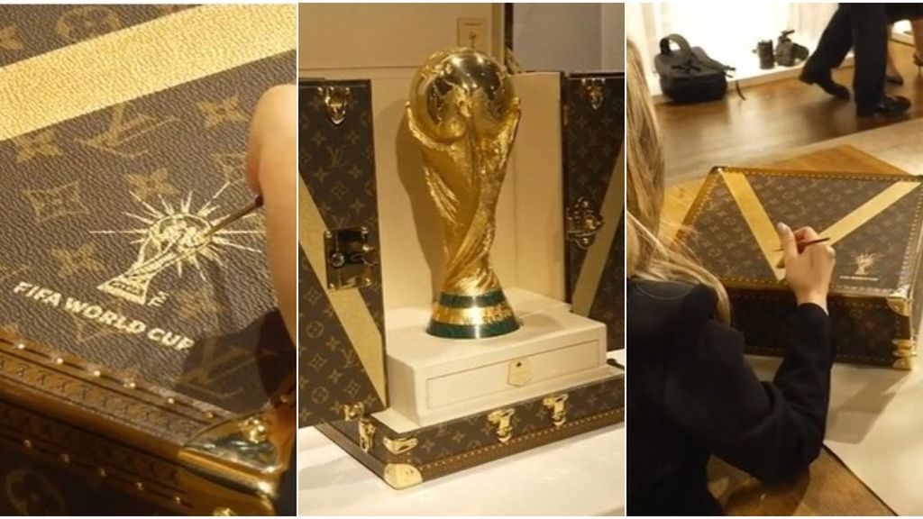 El baúl oficial de Louis Vuitton en el que se exhibirá el trofeo de la Copa del Mundo