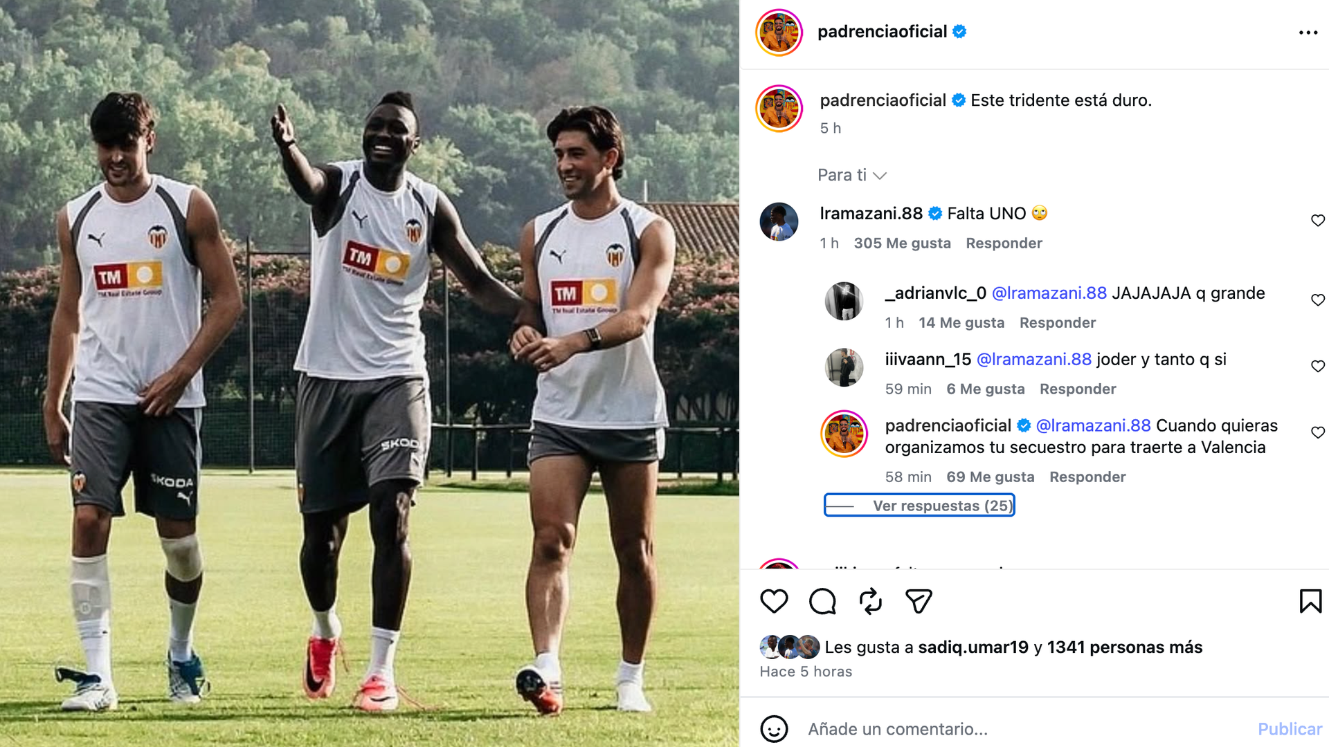 El comentario de Ramazani