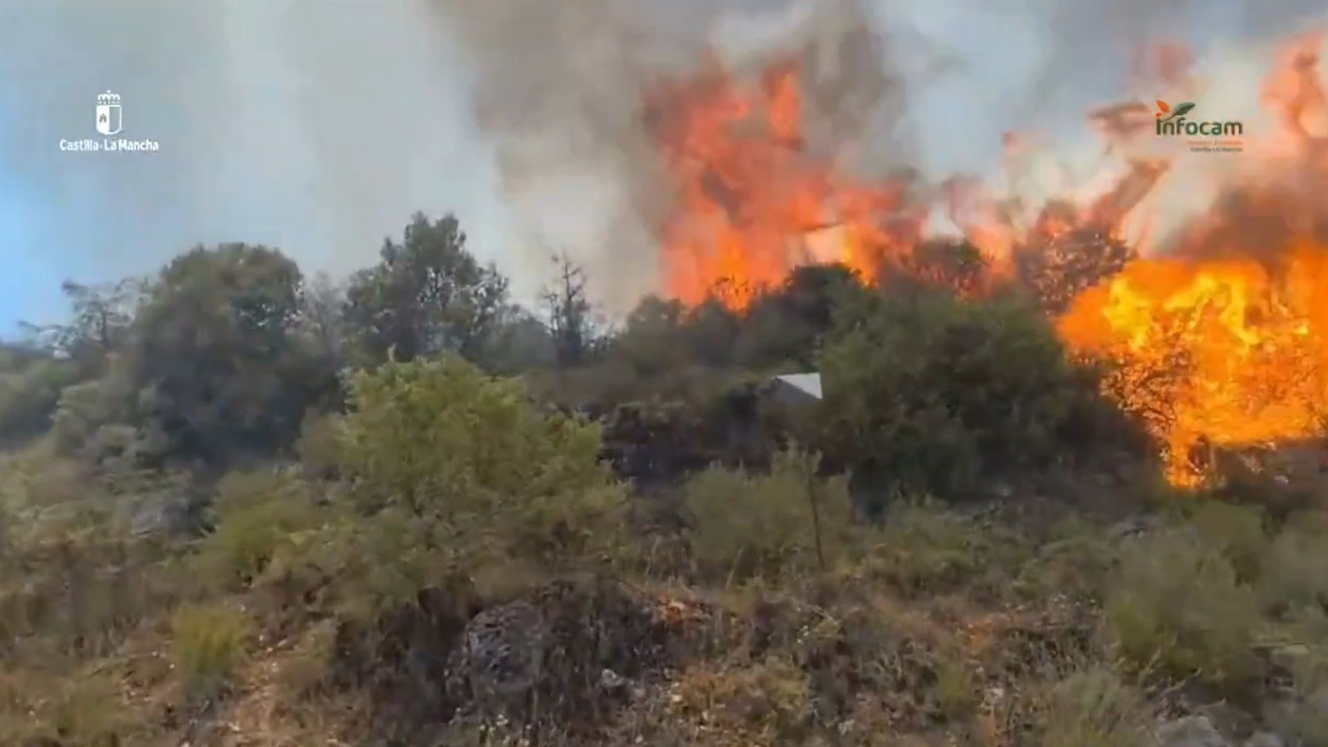 El incendio de La Mierla deja ya más de 1.500 hectáreas afectadas El incendio de La Mierla deja ya más de 1.500 hectáreas afectadas