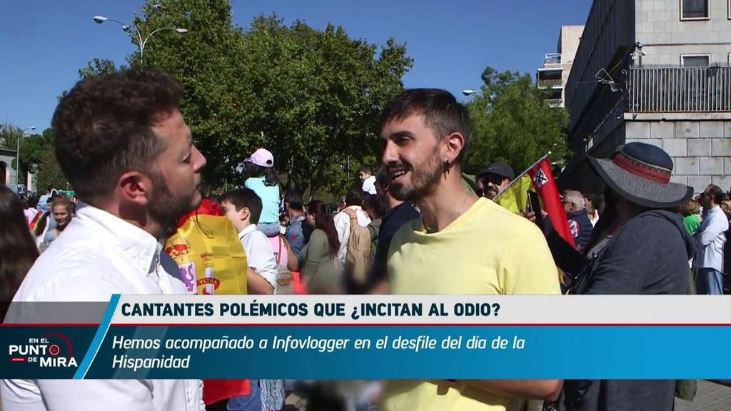 'En el punto de mira' entrevista a 'Infovlogger' tras la polémica en el macro acto de 'VOX'