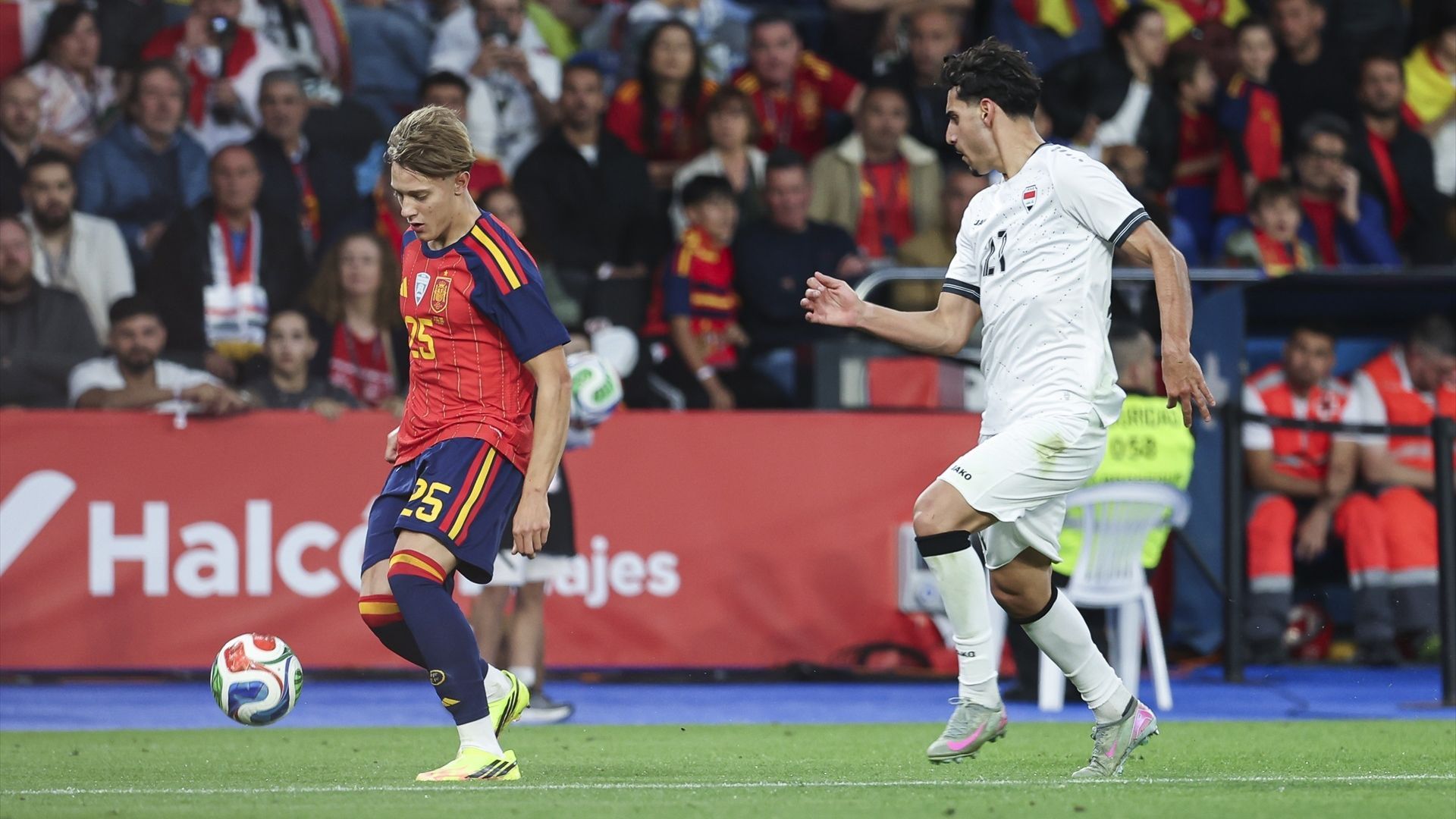 Jesús Rodríguez, durante el España-Egipto